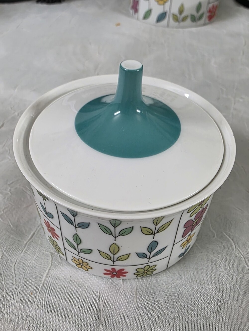 ROSENTHAL PIEMONTE Covered Sugar Bowl  Germany by Emilio Pucci